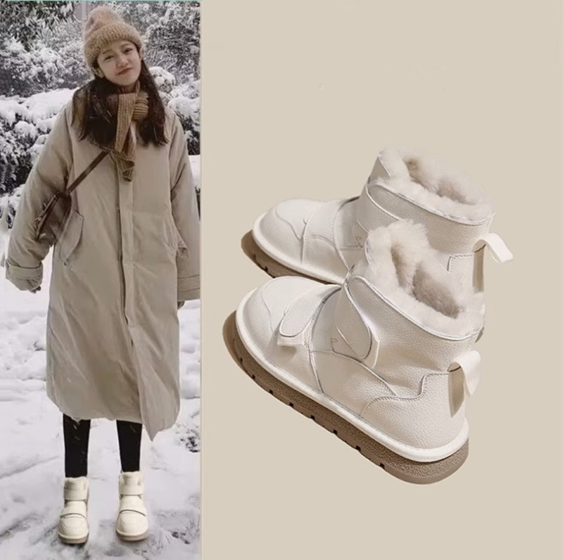 回力瑞雪地靴女冬季加绒加厚女靴子2023新款鞋子防水防滑保暖棉鞋