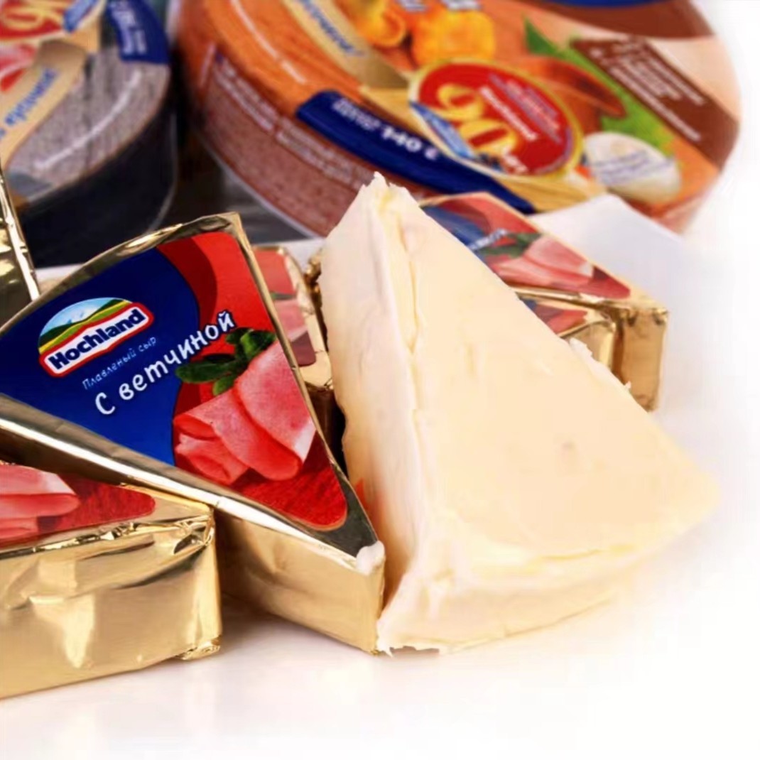 小三角干酪俄罗斯进口奶酪芝士食品奶香浓郁绵长厚重乳制品鲜奶酪