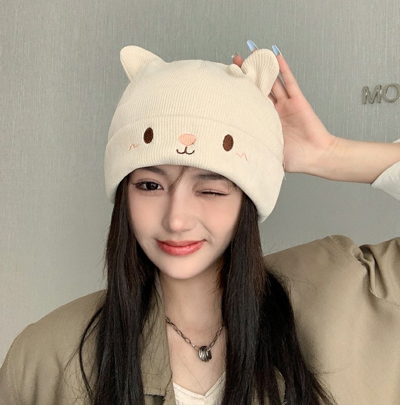 2023新款保暖孕妇月子帽子产妇产后出院洋气毛线帽女款春秋冬夏季