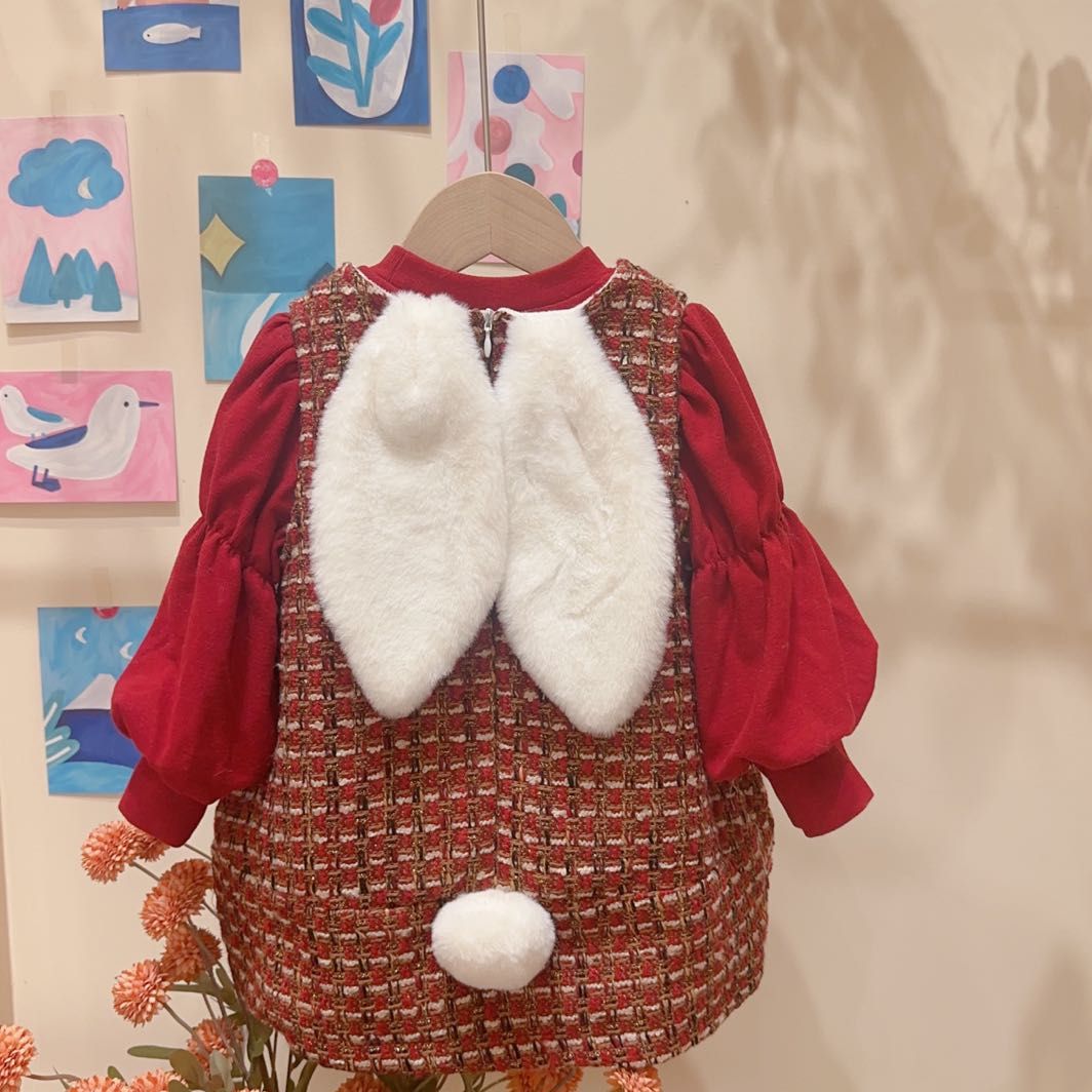 冬款~兔子年服套装351011