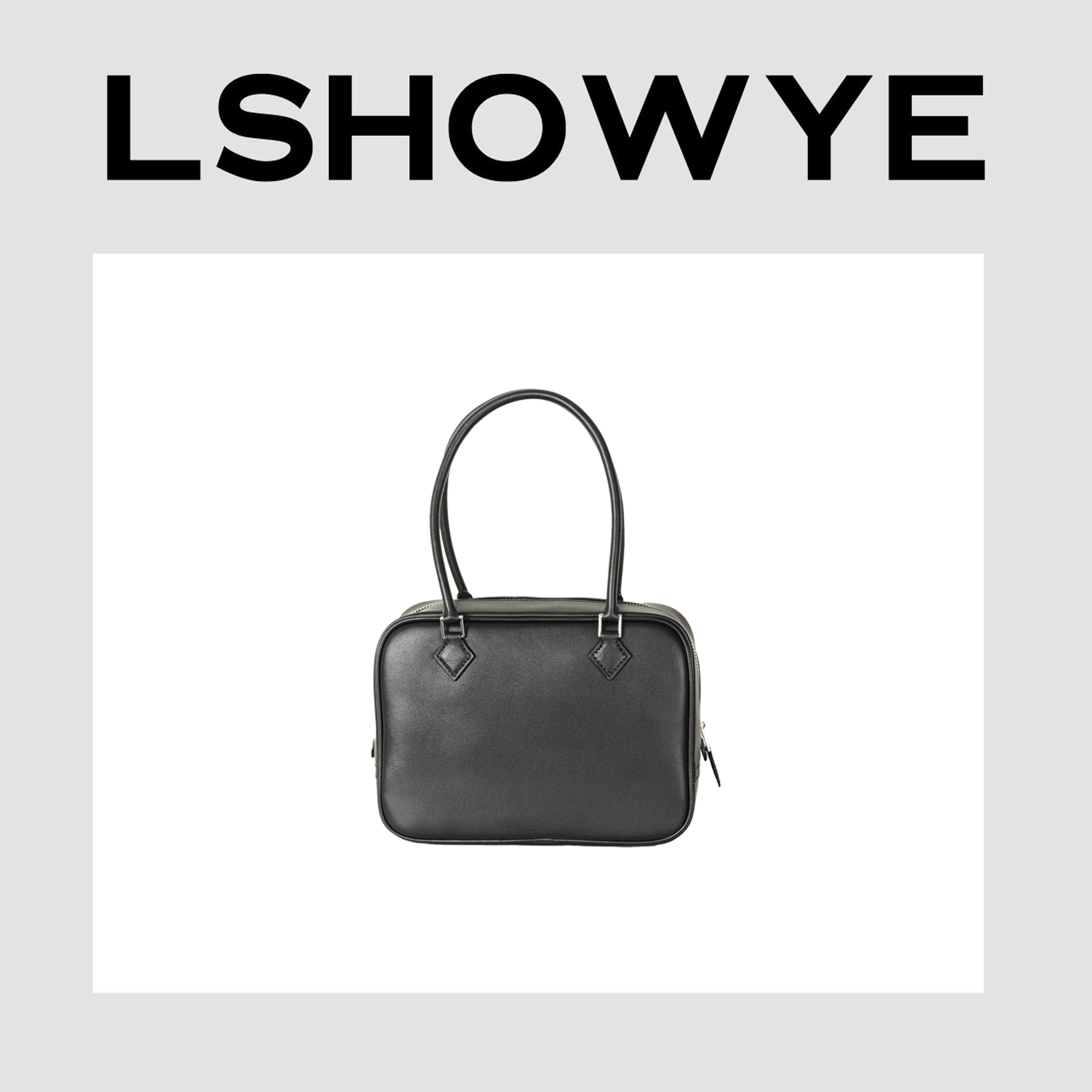 LSHOWYE｜双色方圆手提包 1906