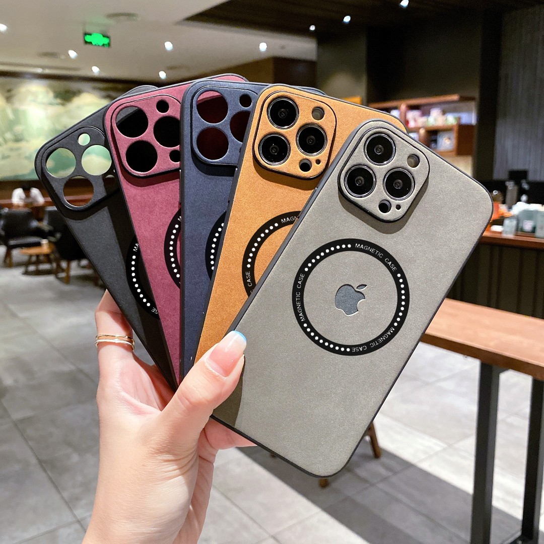 92号iphoneX-14复古仿小羊巴皮防摔壳硅胶全包iPhone14pro磁吸