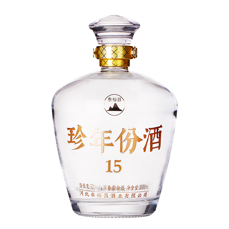 泰裕昌珍年份15古法酿造坛装白酒52度1000ml*1瓶