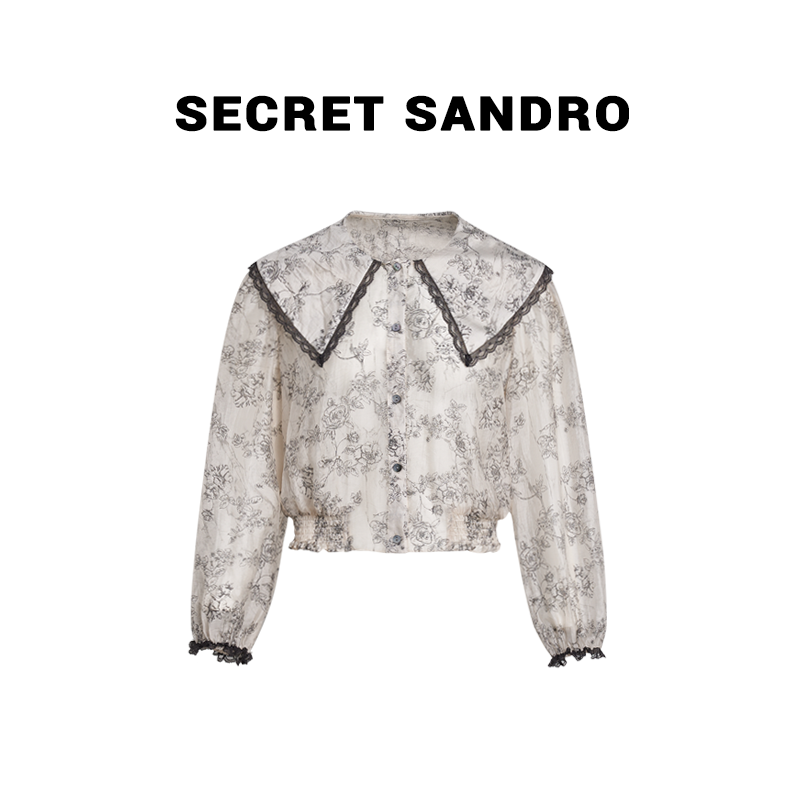 【水墨画】Secret Sandro 鸥纪儿 上衣 S53213674R