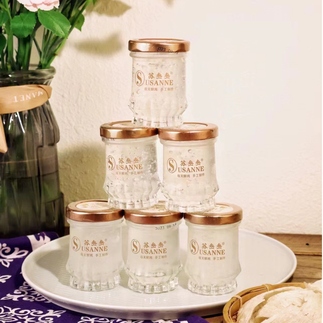 [深度保养]苏叁叁  55ml*6瓶新鲜鲜炖浓缩燕窝滋补营养无糖