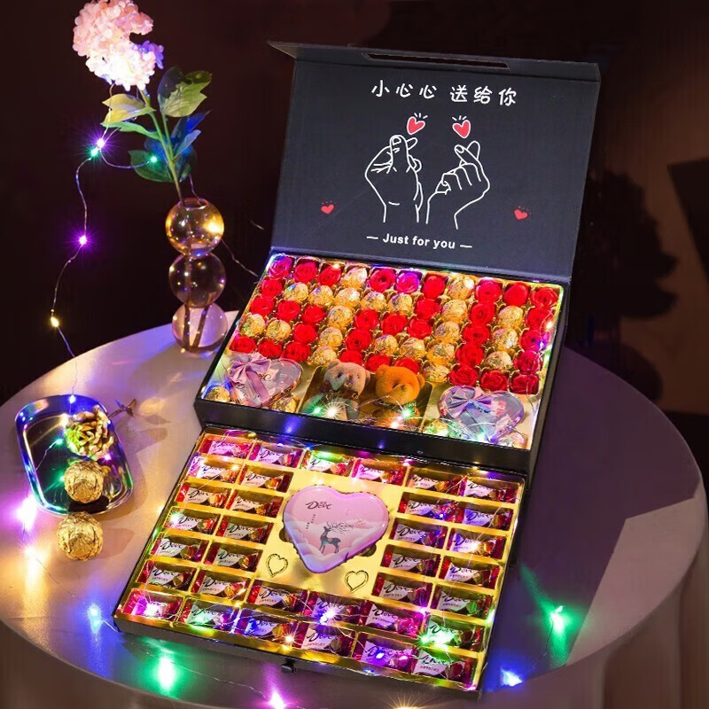 Dove/德芙巧克力礼盒新年年货礼物送给女朋友男老婆高端生日礼物