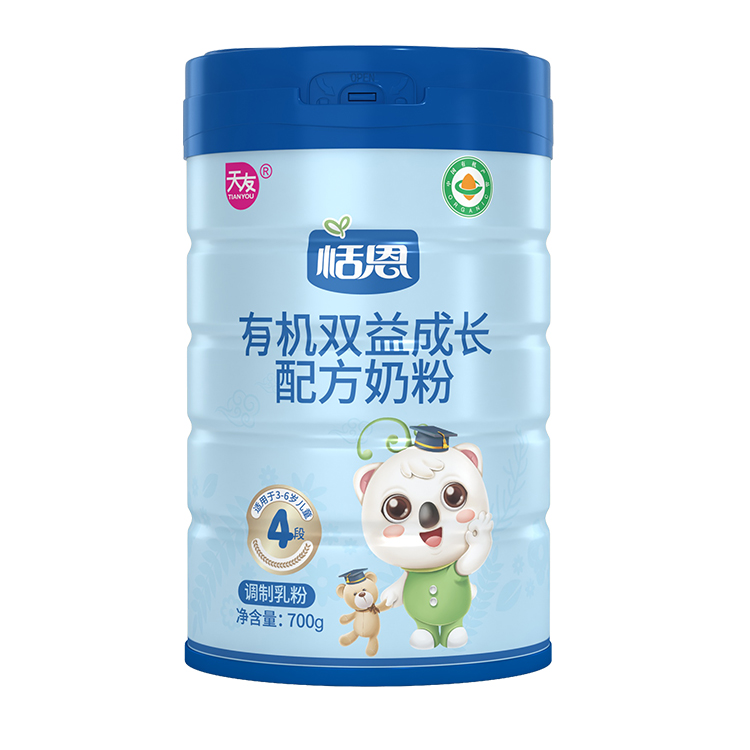 tianen/恬恩天友恬恩有机双益成长配方奶粉