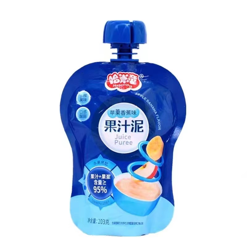 哈米童-宝宝果泥3种口味果泥净含量103克/袋装【日期到24年4月】