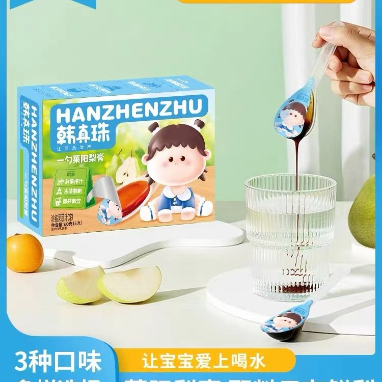 韩珍珠-一勺莱阳儿童梨膏苹果山楂膏蓝莓膏净含量60g