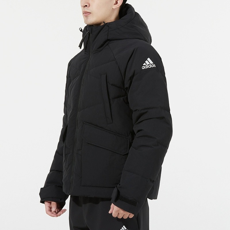Adidas阿迪达斯男装冬季运动服防风保暖羽绒服外套GT6538