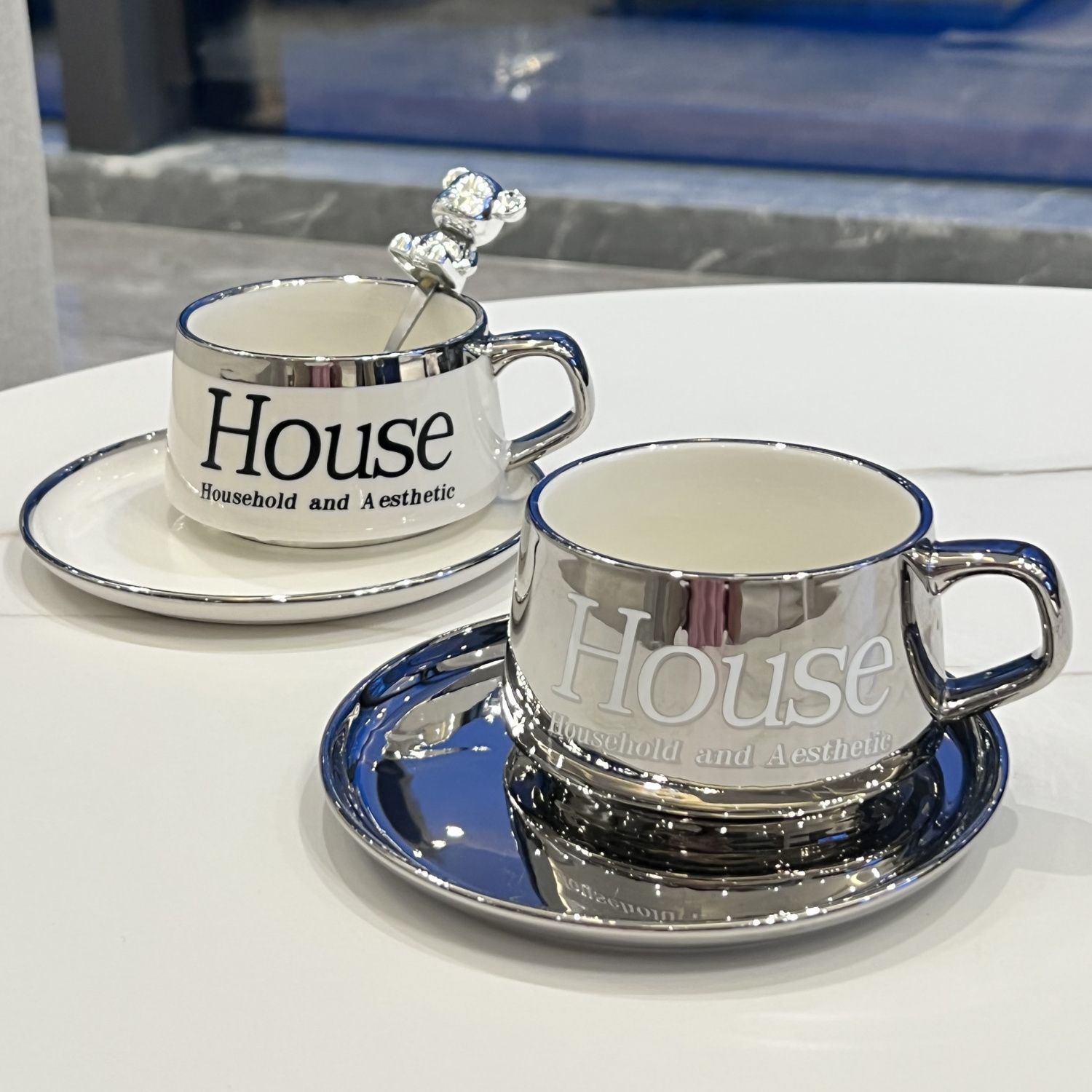 网红高颜值女咖啡杯套装高档精致欧式下午茶杯子高级感陶瓷马克杯