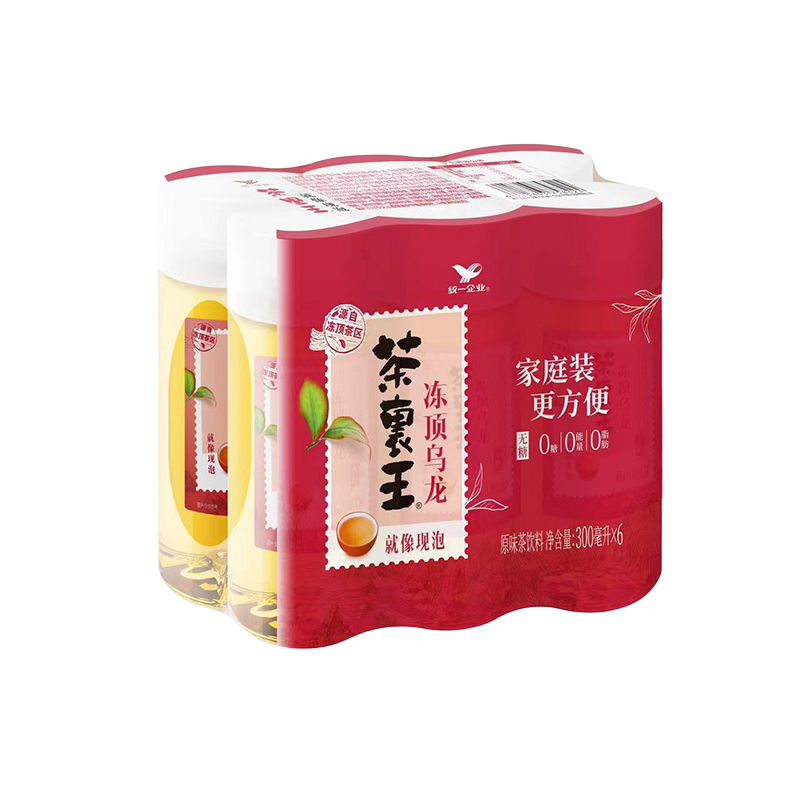 统一茶里王冻顶乌龙茶300ml*6瓶无糖0脂0卡茶饮料饮品乌龙茶饮品