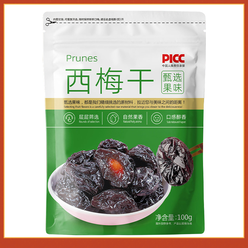 【与辉|同行】东之方甄选脆美人西梅干100g营养酸甜健康原味自营直