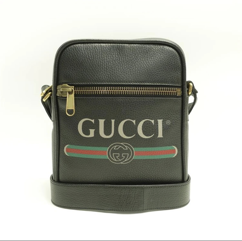 95新 GUCCI/古驰 古驰/黑色相机斜挎包/JCH24071/姐妹花