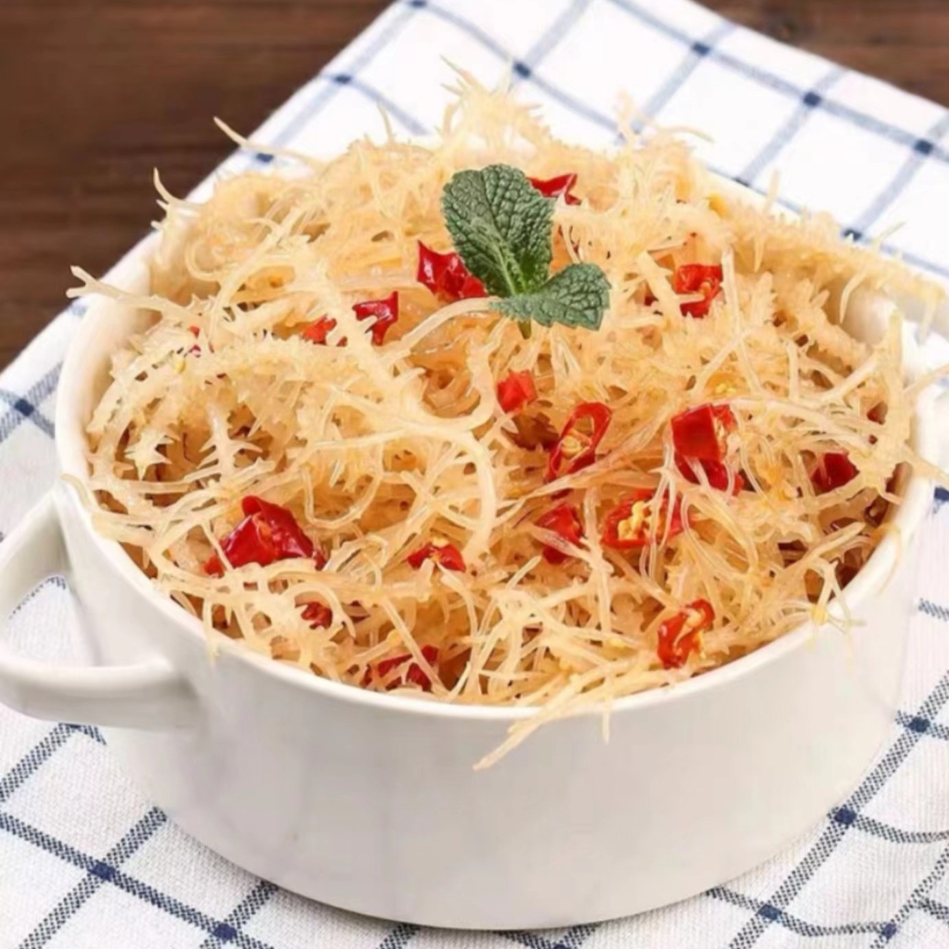 【兄弟海鲜】新鲜美味 龙须菜海洋蔬菜脆嫩凉拌即食  250g/包*3包