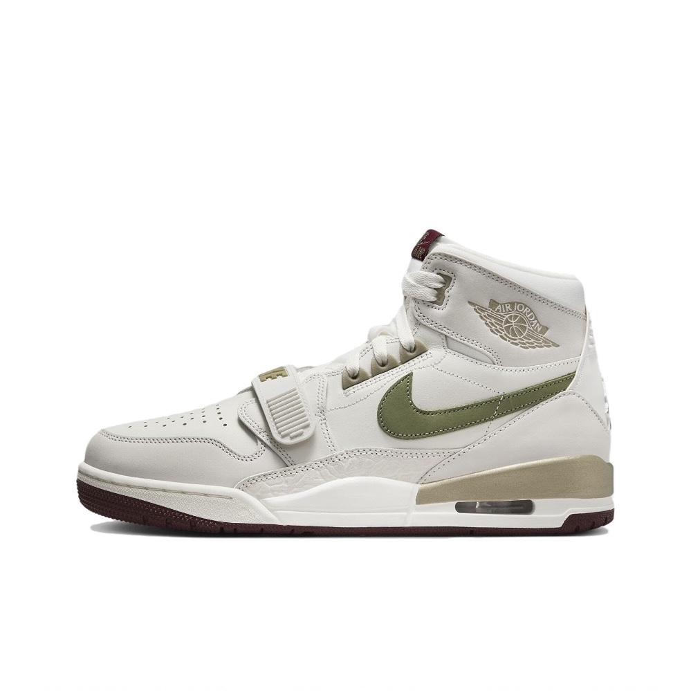 【仓山KL】JORDAN LEGACY 312男子高帮复古休闲板鞋白绿灰HF0745131