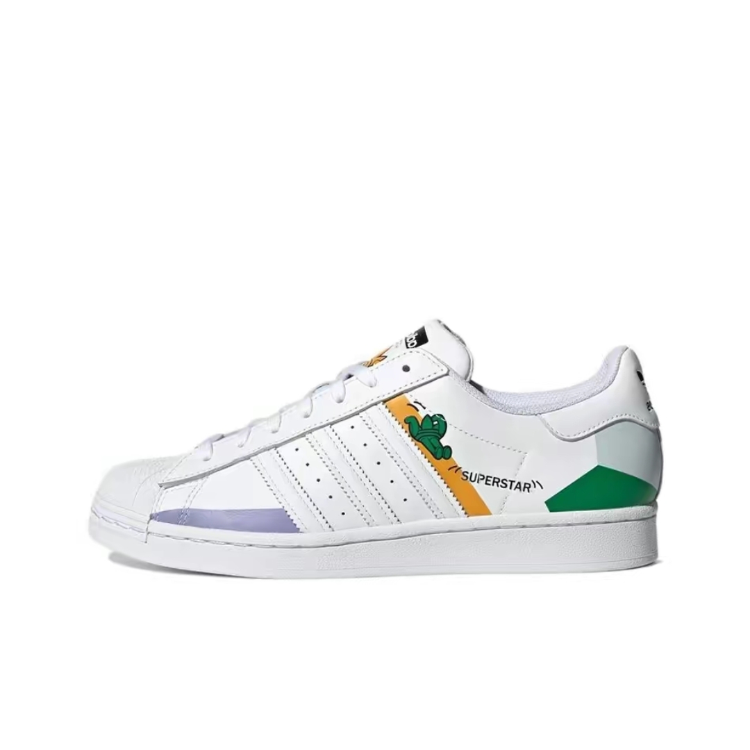 Adidas/阿迪达斯三叶草SUPERSTAR男夏新款贝壳头板鞋GX2179