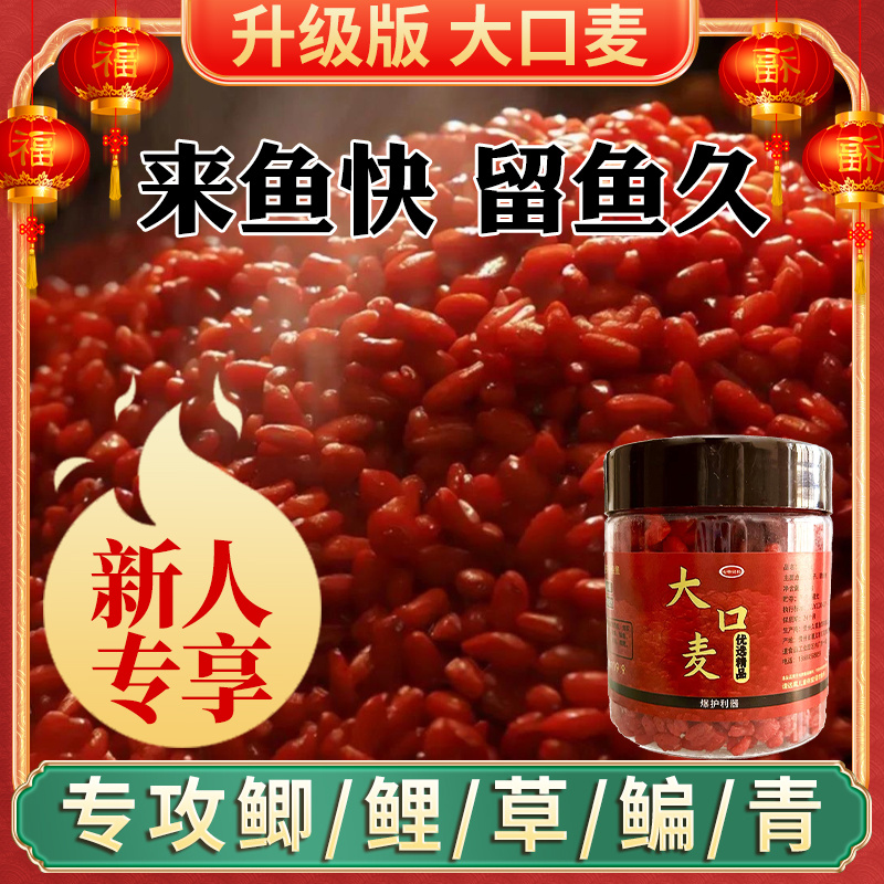 钓鱼去皮麦粒有效避开小杂鱼挂钩野钓鲫鲤鳊 拍一送一到手两瓶