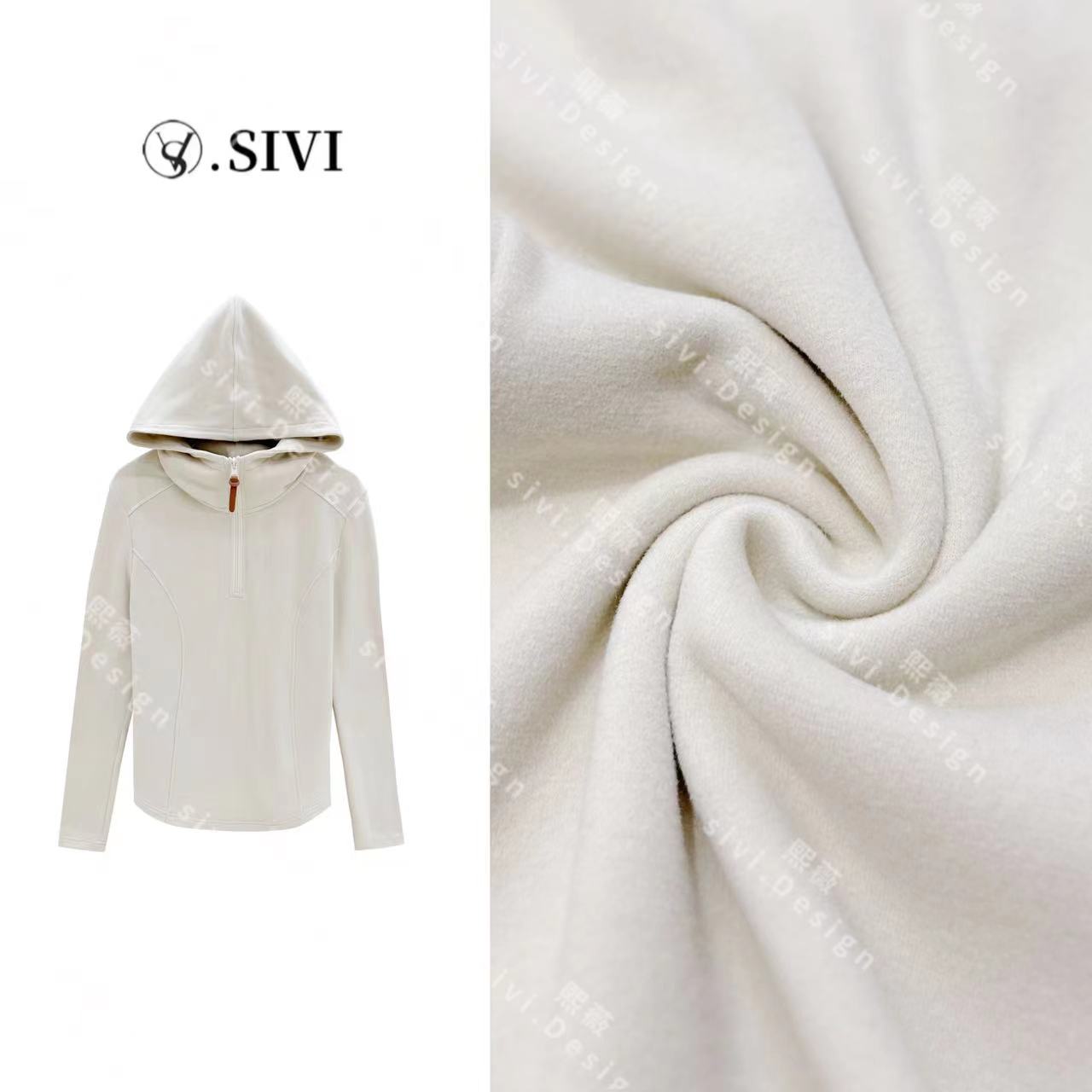 SIVI【京城旧事】2023秋冬季高级感时尚百搭休闲复古女上衣F2193