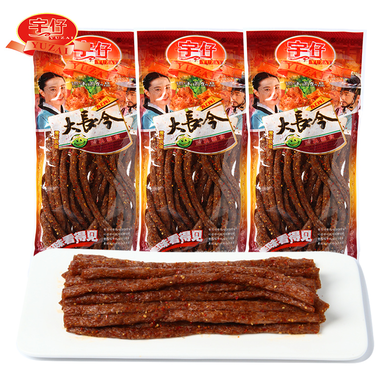 【15.9元4大包】宇仔大长今筋辣条网红零食8090后回忆儿时怀旧湖南