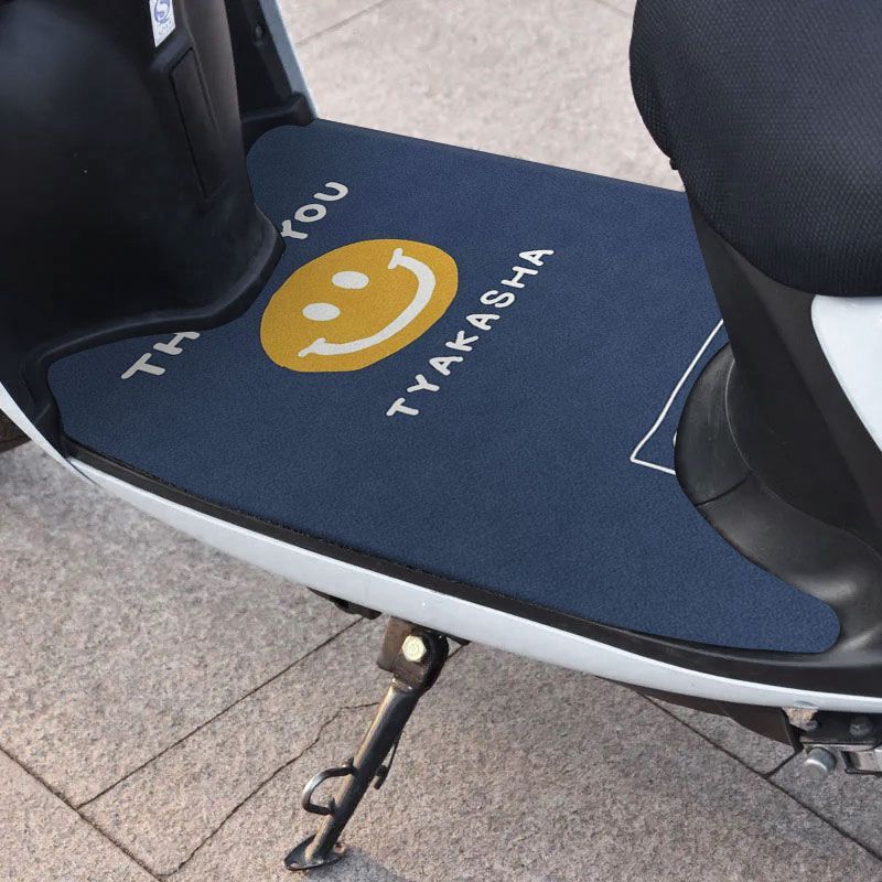 电动车脚垫脚踏板爱玛雅迪通用垫子可爱小电驴电车吸水防滑脚踩垫