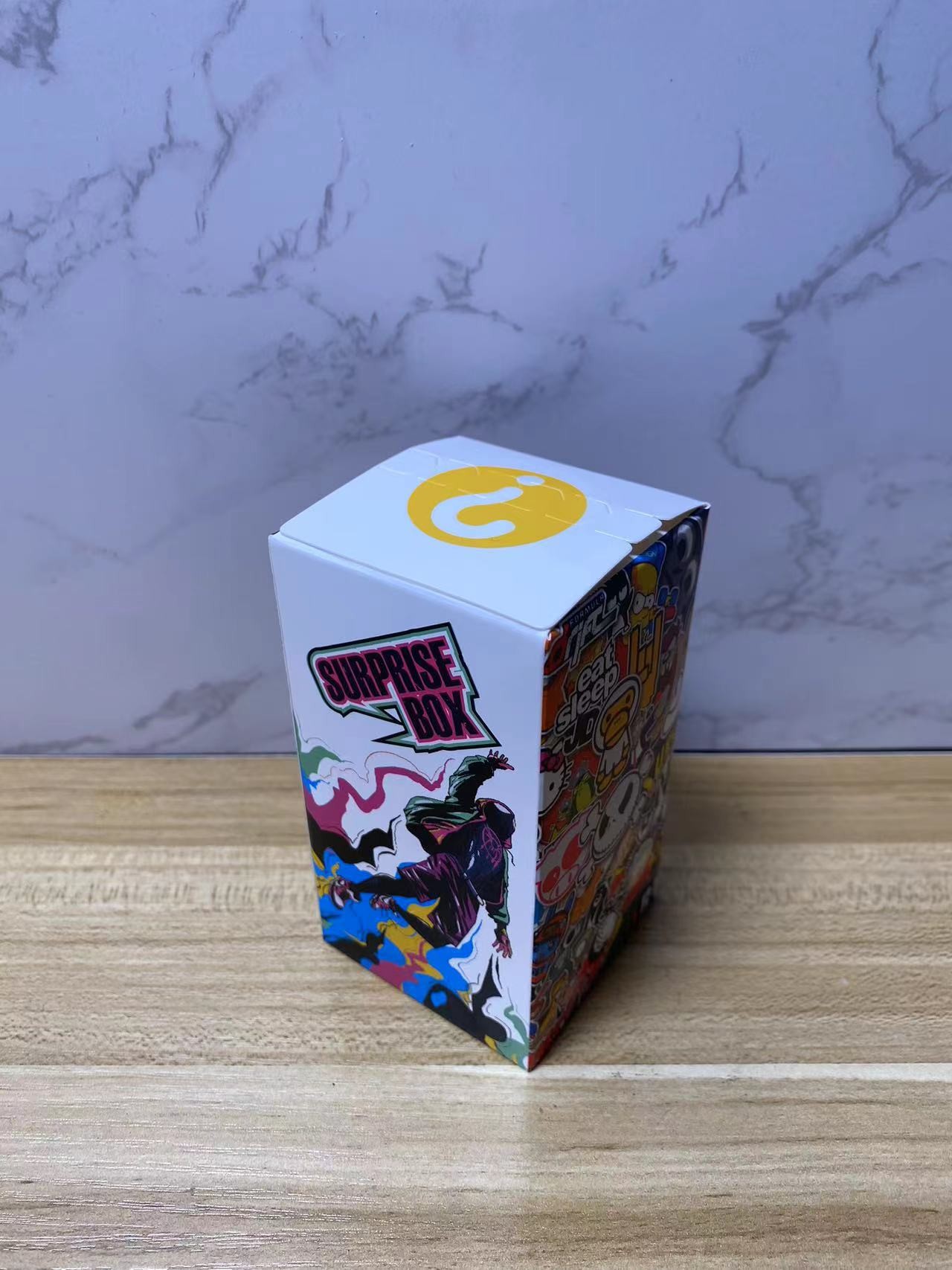 A2【现场拆】指尖陀螺啪啪币推牌解压手把件玩具明盒