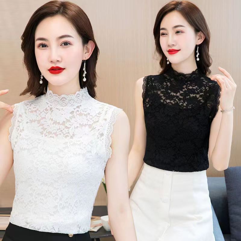 【买一送一】气质百搭蕾丝打底假领子背心秋冬款时尚气质显瘦减龄