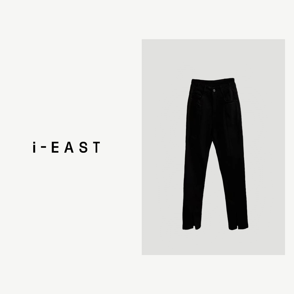 i-EAST 高弹瘦腿裤~超显瘦的牛仔铅笔裤K32197