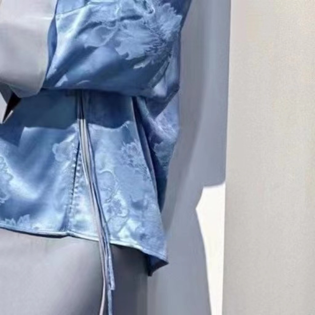 i-EAST 云赏丝语~新中式高品质感衬衫-3D T11839