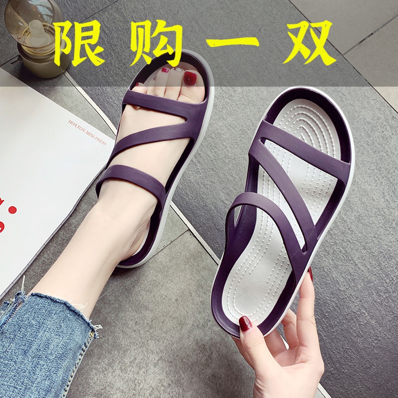 红蜻蜓牌2023新款女爆款凉鞋拖鞋外穿沙滩凉拖鞋百搭软底孕妇防