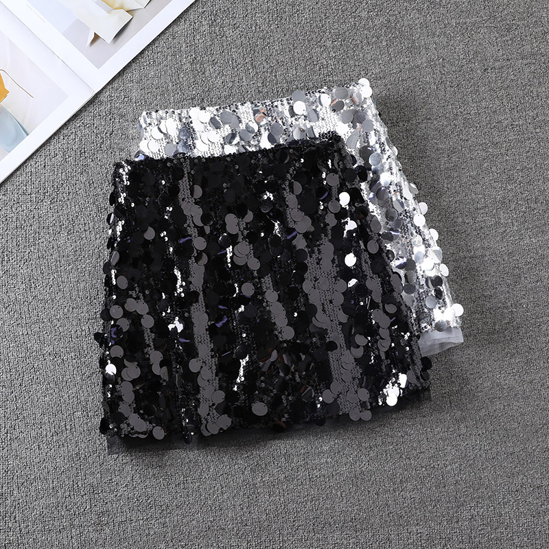【2351】重工亮片轻奢半身裙女秋冬新款高级感百搭显瘦辣妹a字短裙