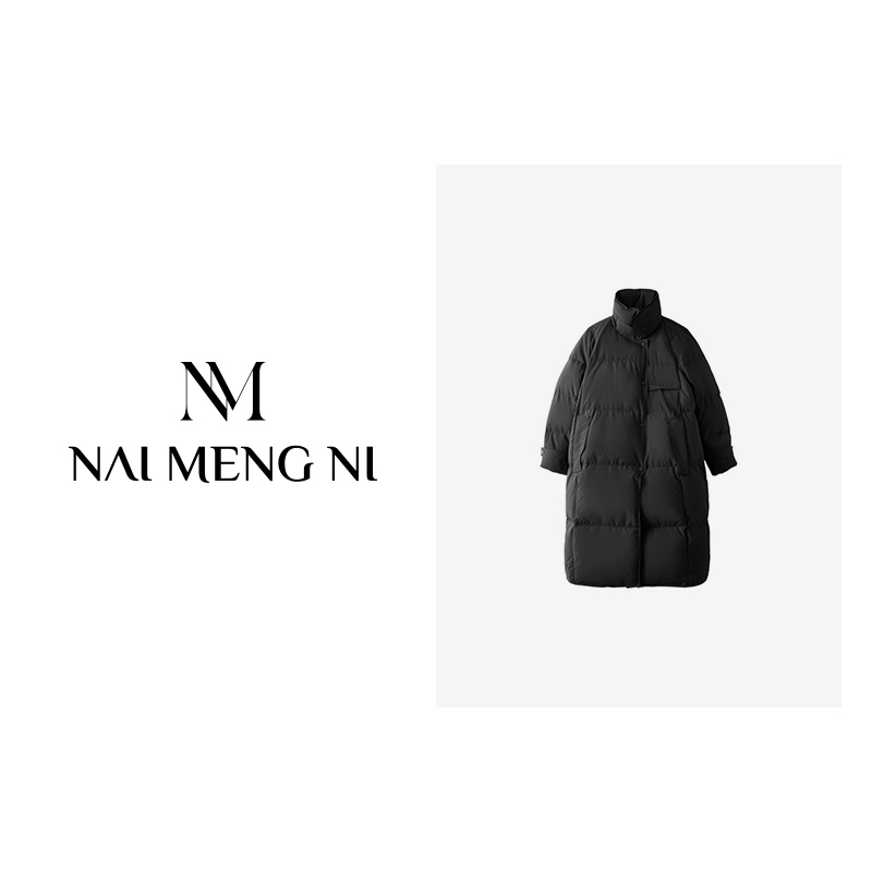 靓靓  中长款羽绒服时尚休闲保暖秋冬户外百搭加厚23N1378