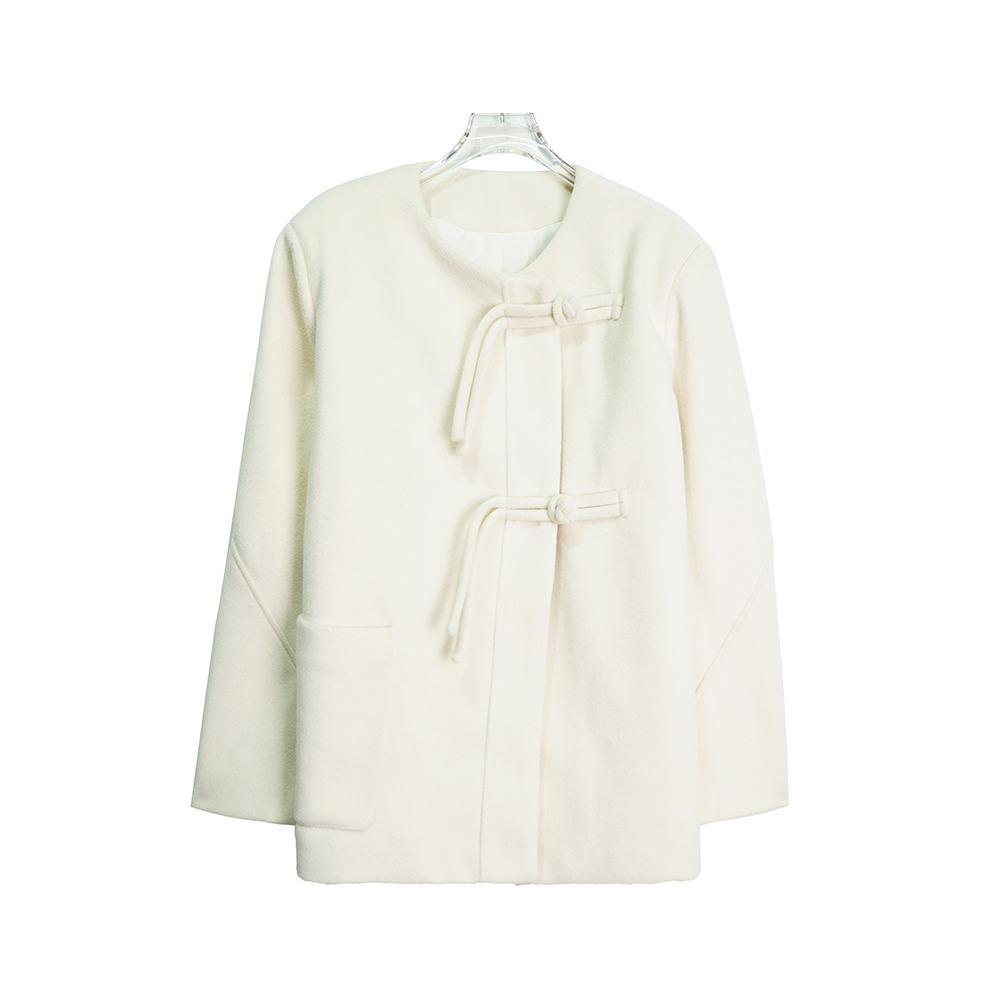 X0111【新中式拜年服】加厚国风盘扣小众复古圆领宽松休闲外套3D