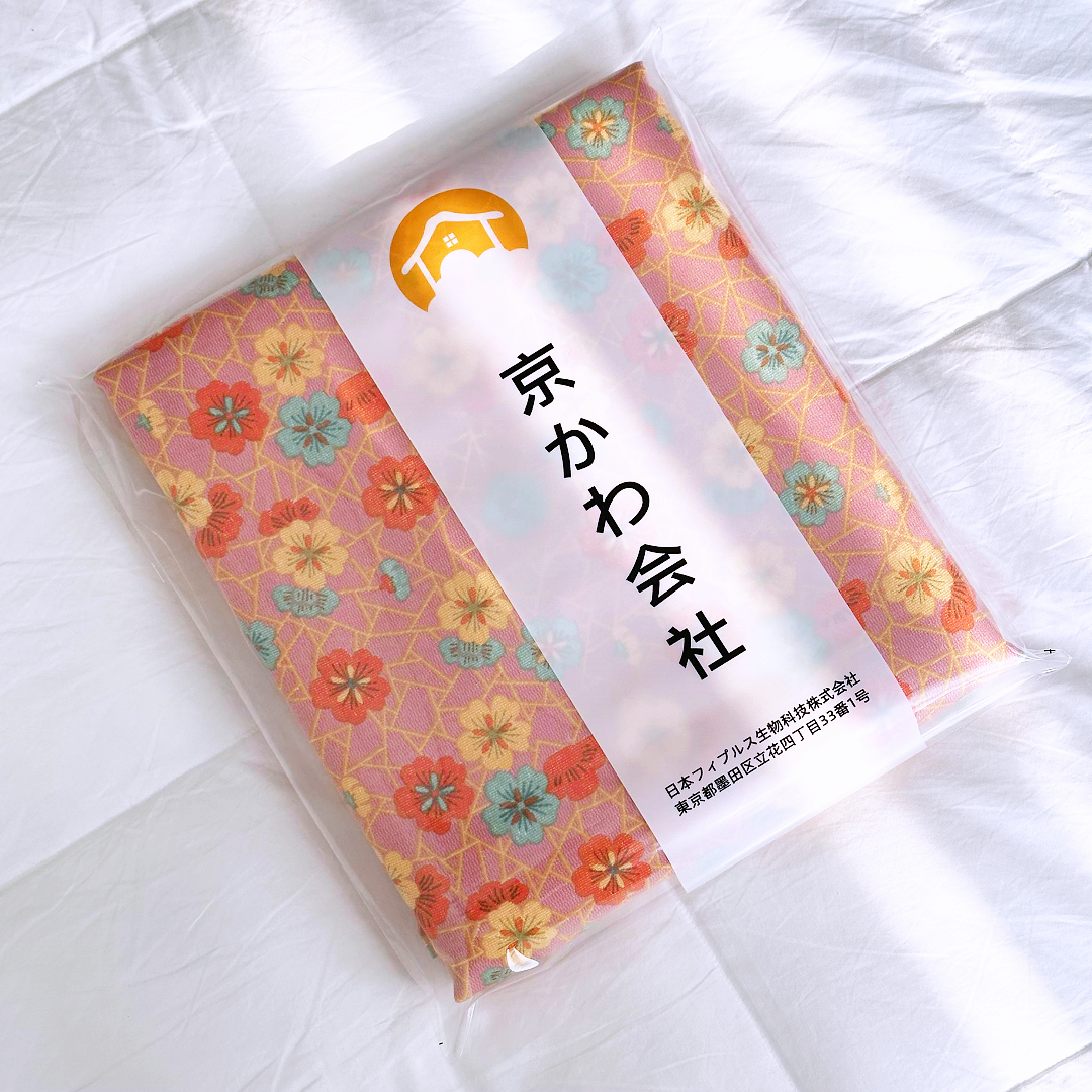【京かわ会社】纯棉被罩 双层纱纯棉磨毛加厚被套155*205cm悠悠花香粉