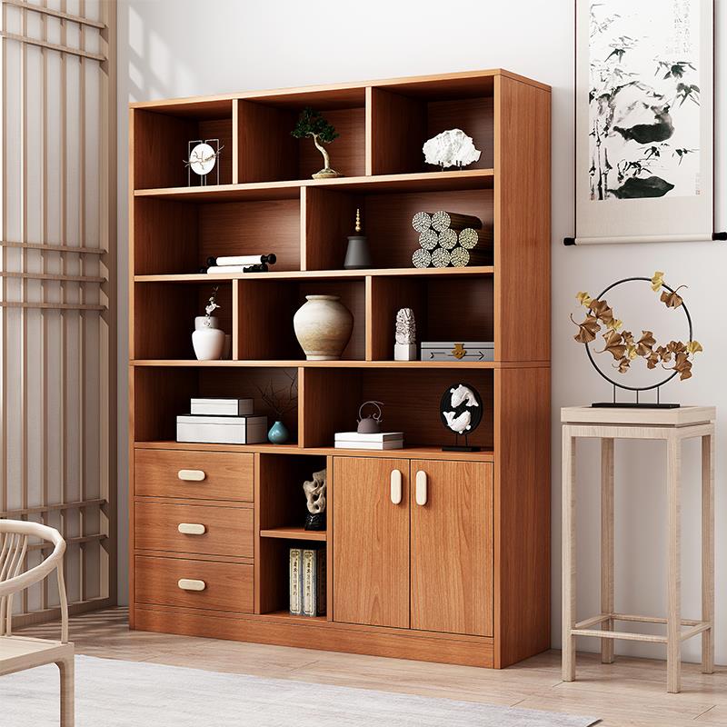 【居家好物】书柜家用现代简约带柜门书架置物架防尘客厅文件柜子