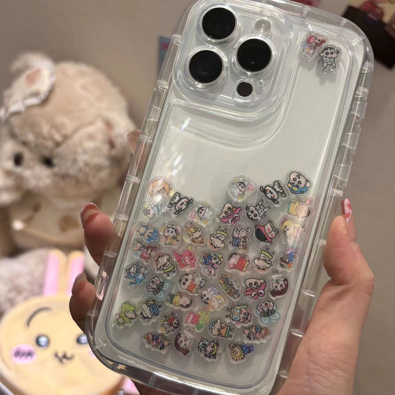 DIY摇摇乐合集适用苹果手机壳可爱新款软