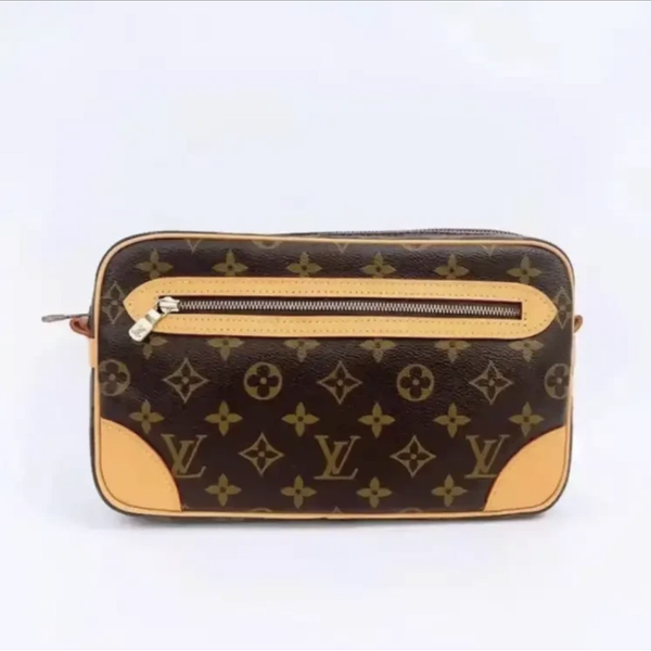 95新  LouisVuitton/路易威登 LV老花开口笑/MY128009/植鞣革换新