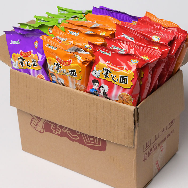 九洲五味掌心脆干吃面混合装掌心脆混合装零食小吃食品混装干脆面