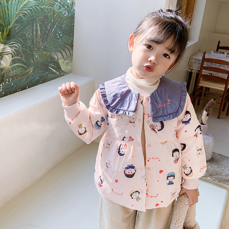 小丸子儿童羽绒服女宝宝韩版外套