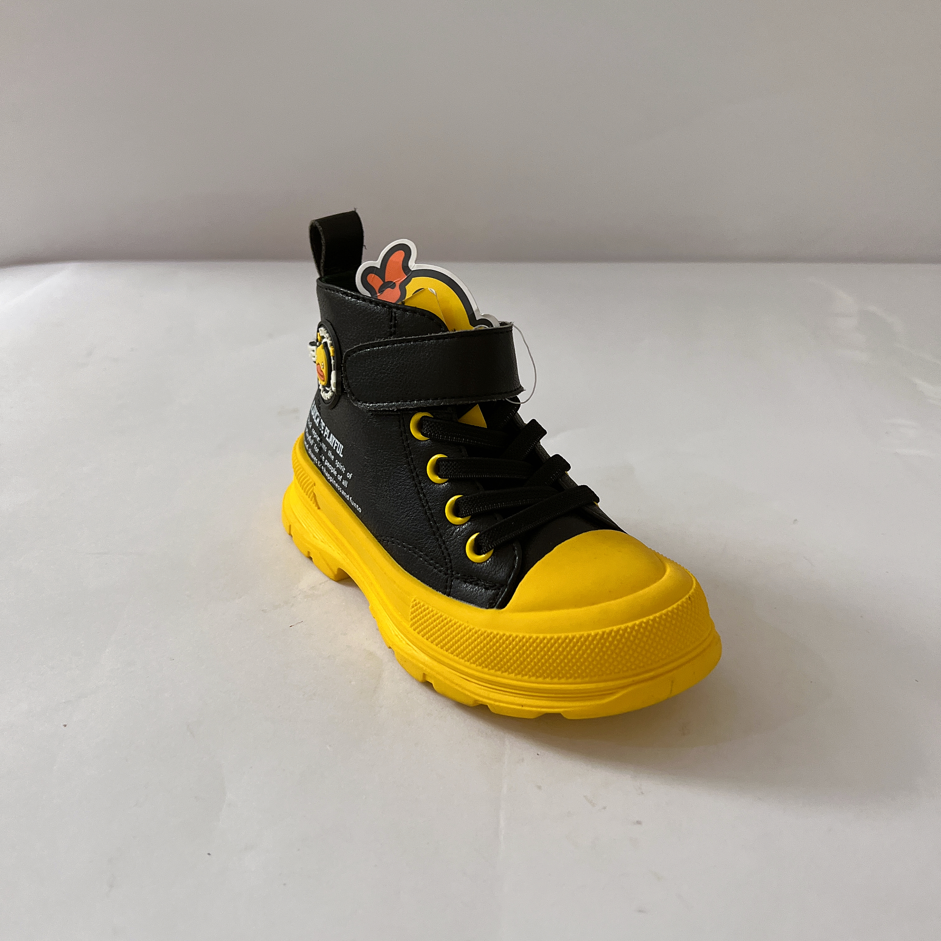 正常尺码 时尚童鞋 儿童运动鞋     B5188317 黑黄