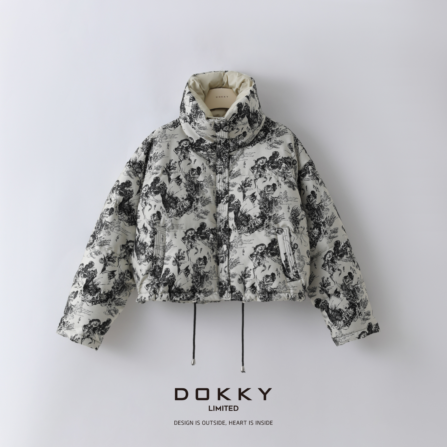 【DIao深海】DOKKY 顶奢系列！高定提花·短款面包款鹅绒服198热力感
