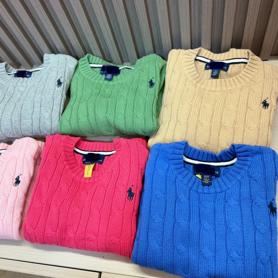 断码福利！男童女童经典款绞花毛衣秋冬套头