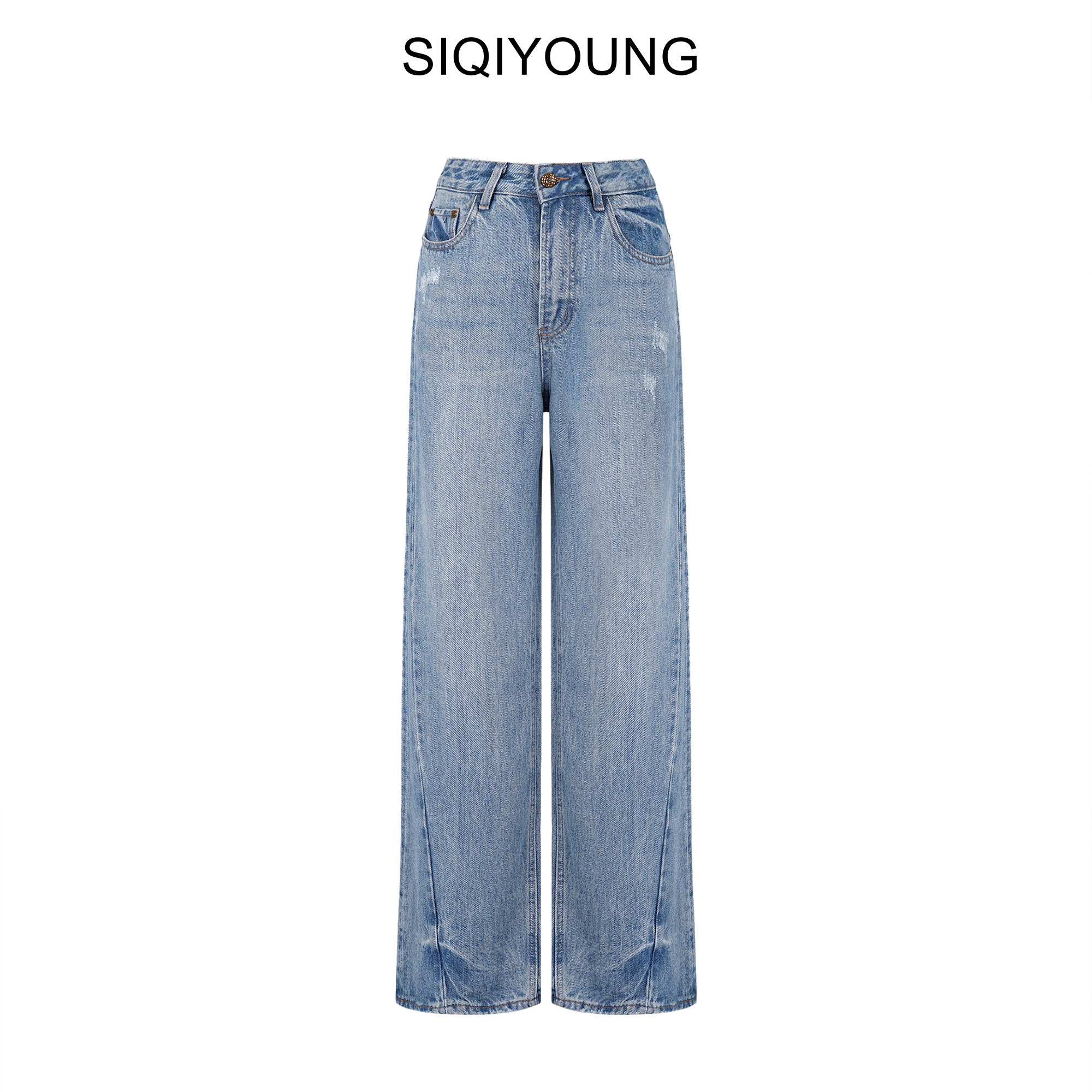 SIQIYOUNG牛仔直筒裤