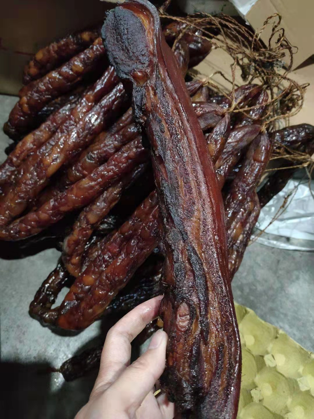 2斤装小胖腊肉柴火烟熏腊肉湖南农家特产