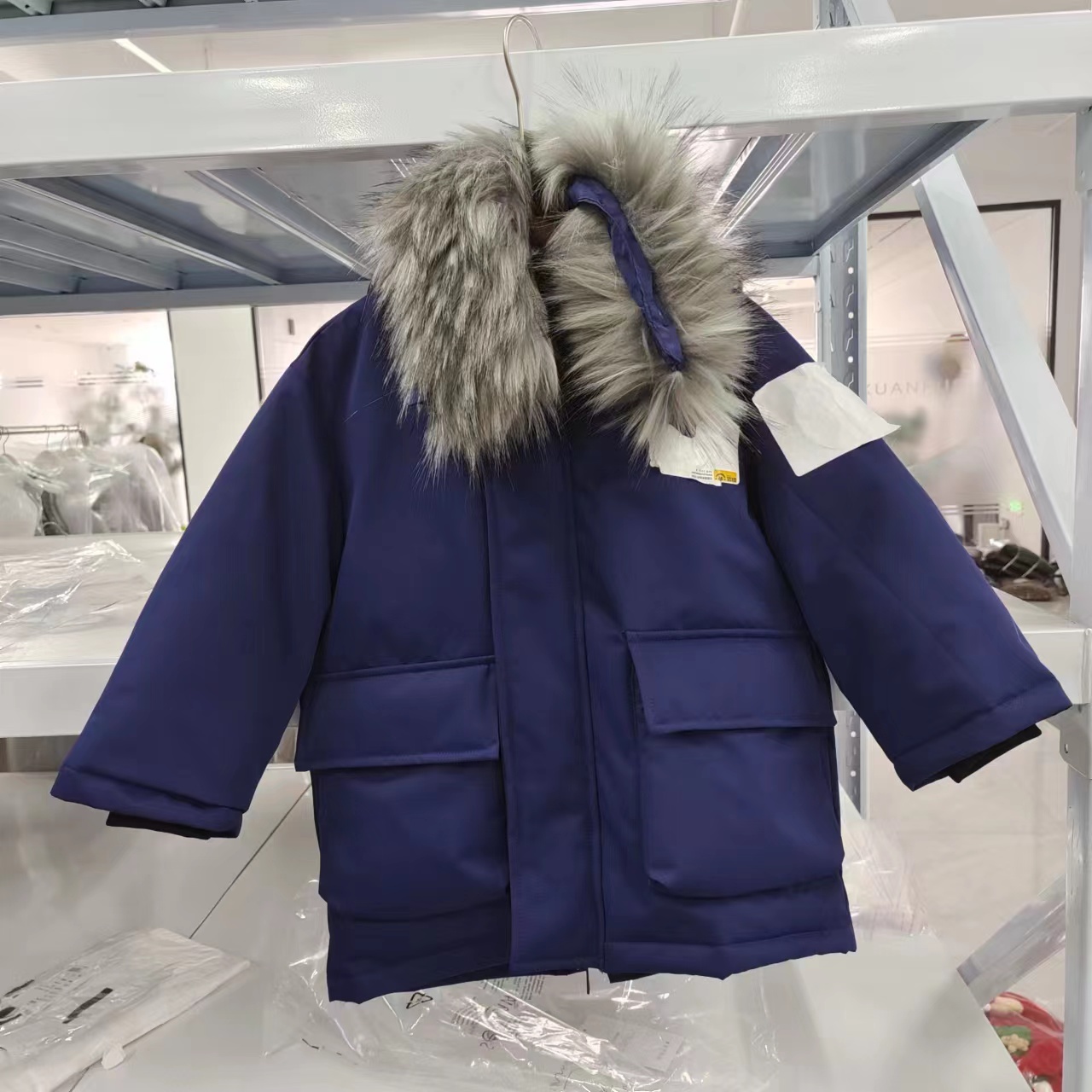 23730三防E鹅绒服蓝色