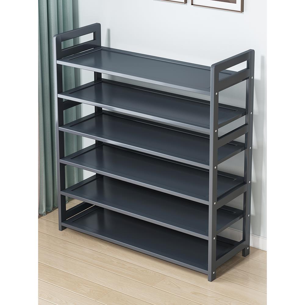 架简易放门口多层实木收纳神器防尘家用经济型置物架子宿舍柜