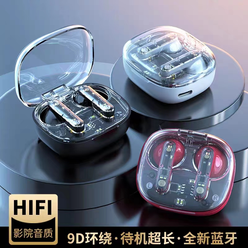 易心怡·真我realme12/11/10/Neo/GT5Pro透明适用蓝牙耳机原装正品