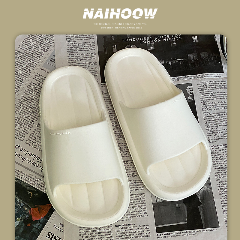 NAIHOOW/奈货皮艇ol男士拖鞋凉拖踩屎感夏季两用防滑软底青年男款
