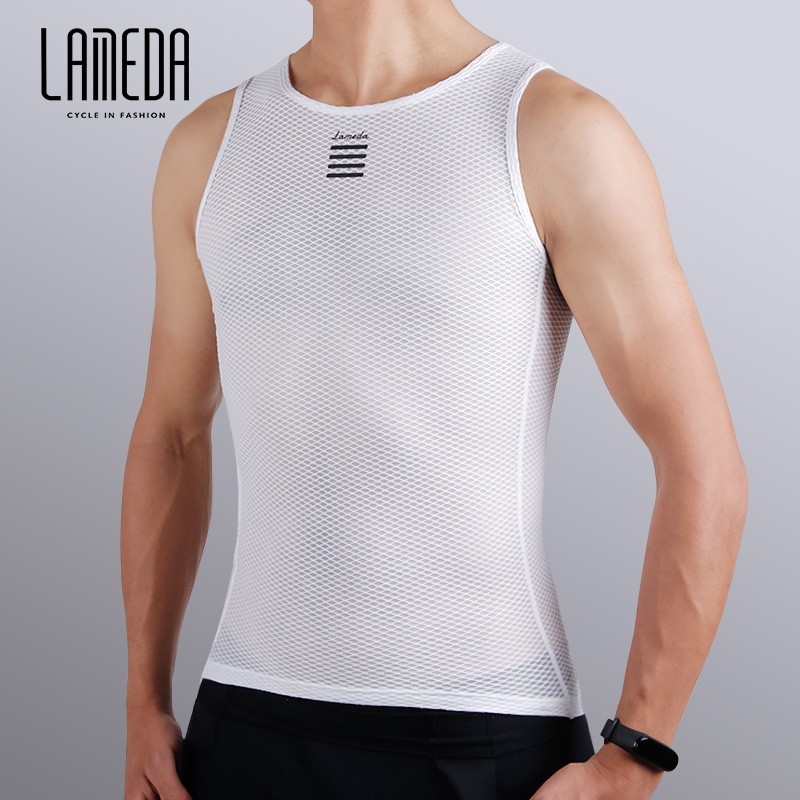 LAMBDA/兰帕达骑行服排汗衫速干内衣吸湿背心男打底无袖上衣透气
