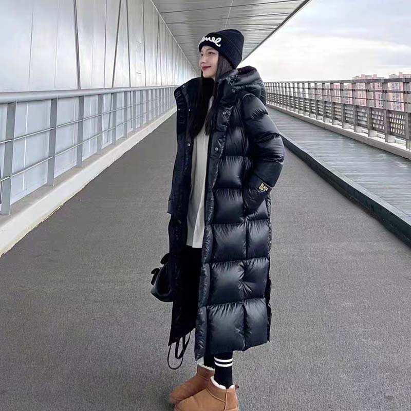 【佩琪专属】90鹅绒服百搭男女情侣同款时尚休闲黑金冬装鹅绒服连帽